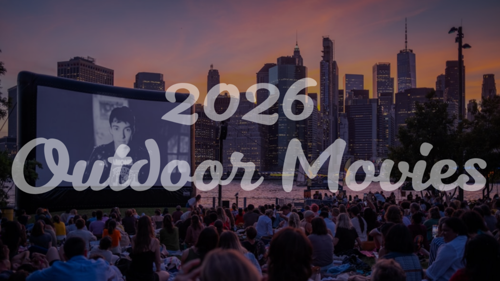Blog Cover Photo for the 2026 Outdoor Movie List by It's Summers Somewhere